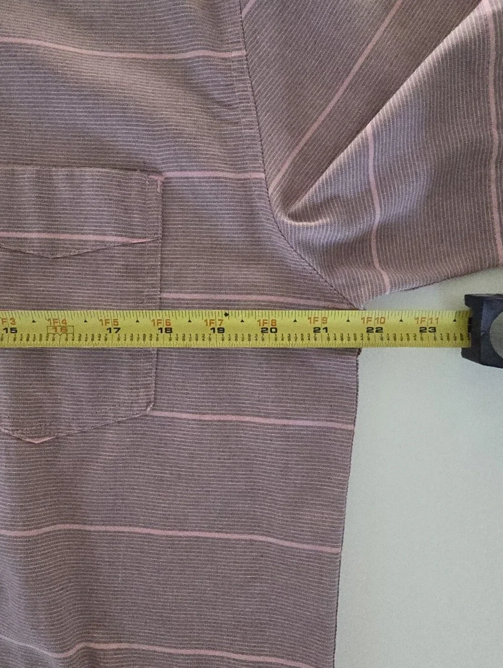Levi's Men's Mauve Pink Striped Short-Sleeve Button-Down Shirt